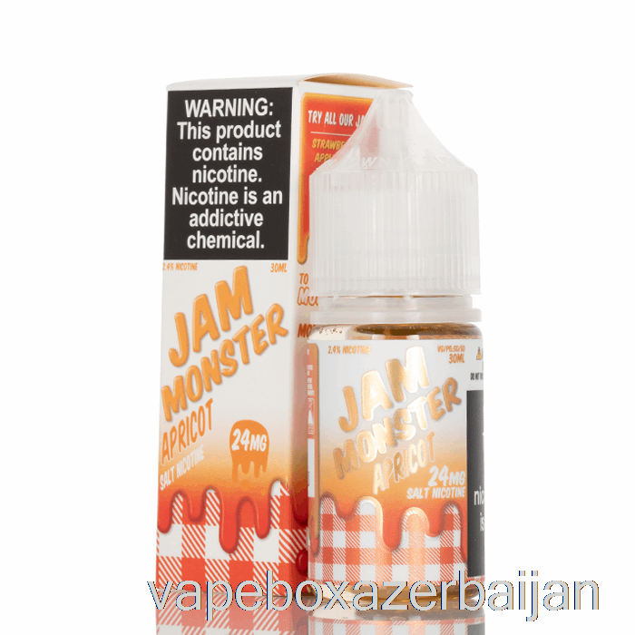 Vape Baku Apricot - Jam Monster Salts - 30mL 48mg